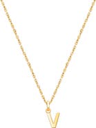 Tiny Blessings 14K Gold Modern Initial 12-14" Necklace