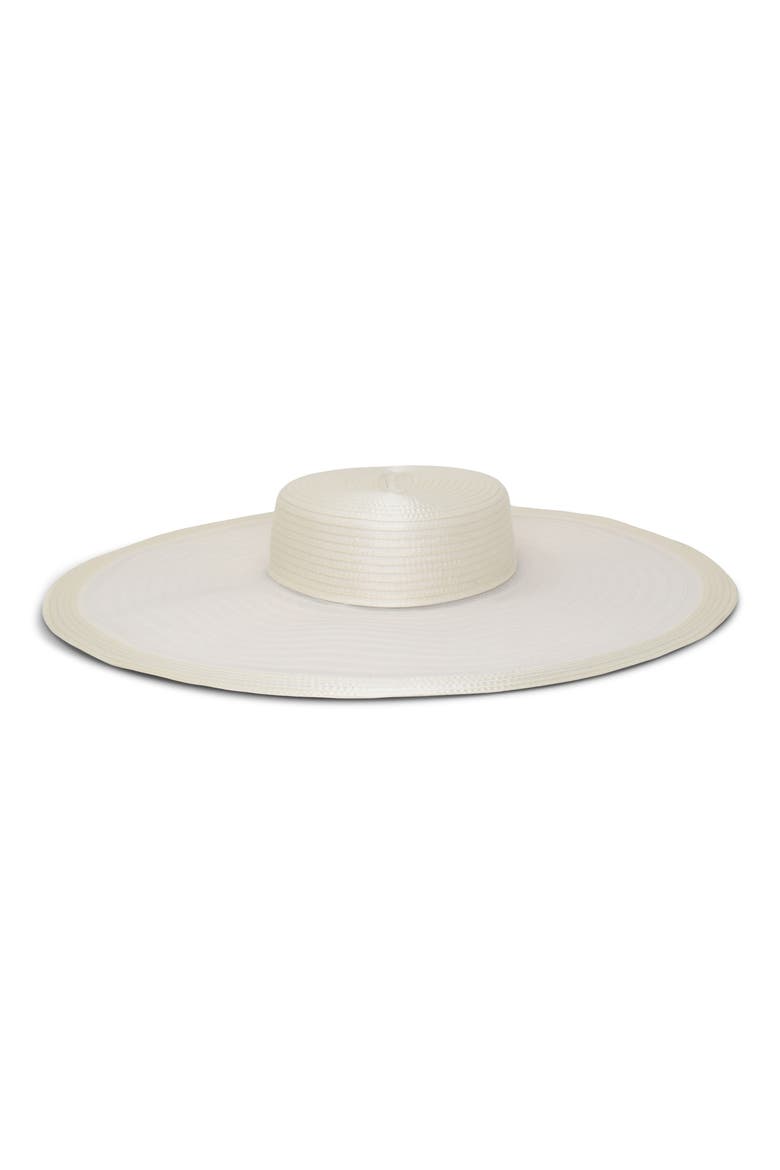 Walton Boater Hat, Main, color, IVORY