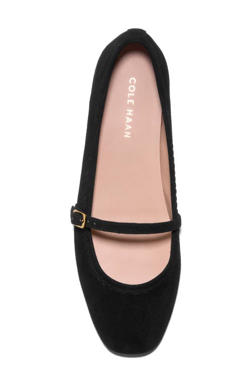 Cole Haan Yelena Mary Jane Flat In Black