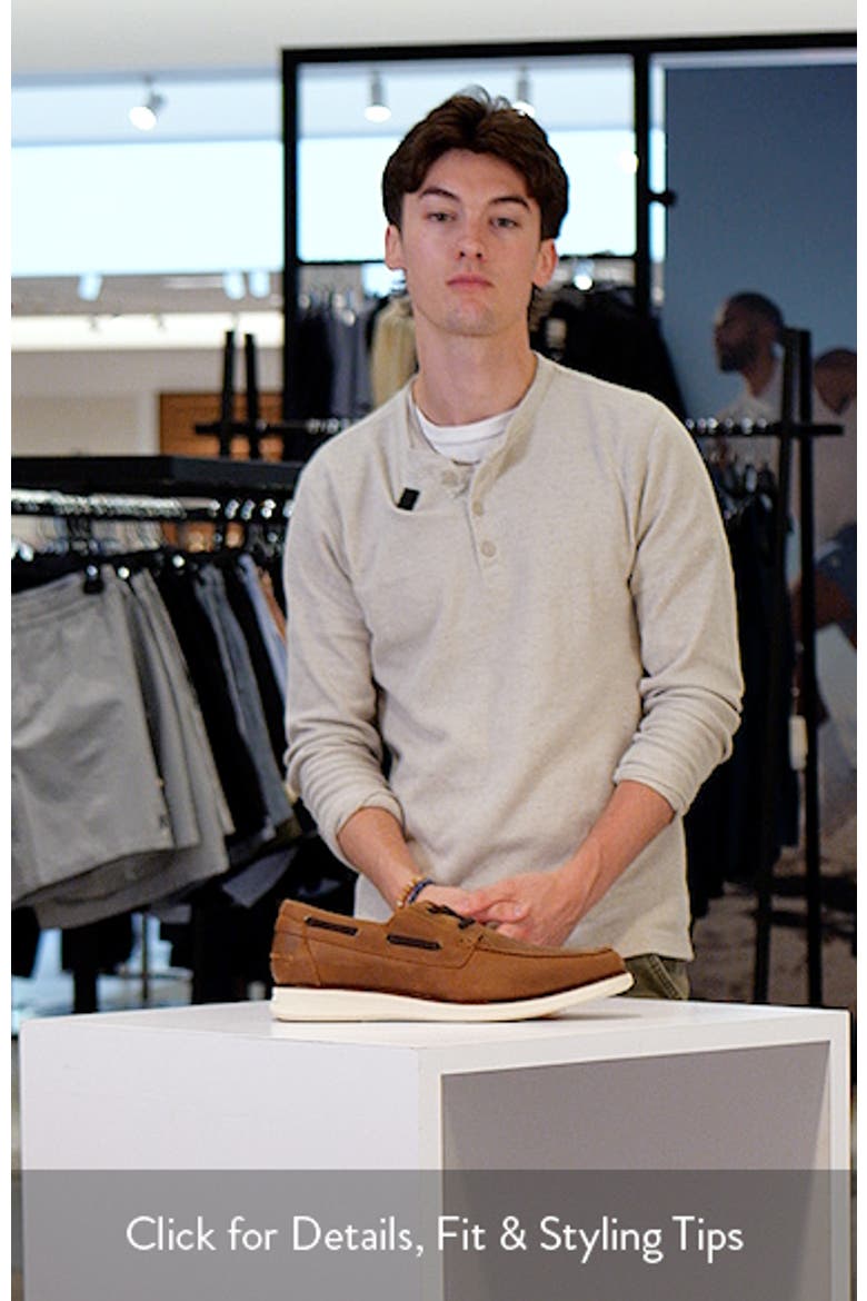 Launch Moc Toe Lace-Up Boat Shoe video