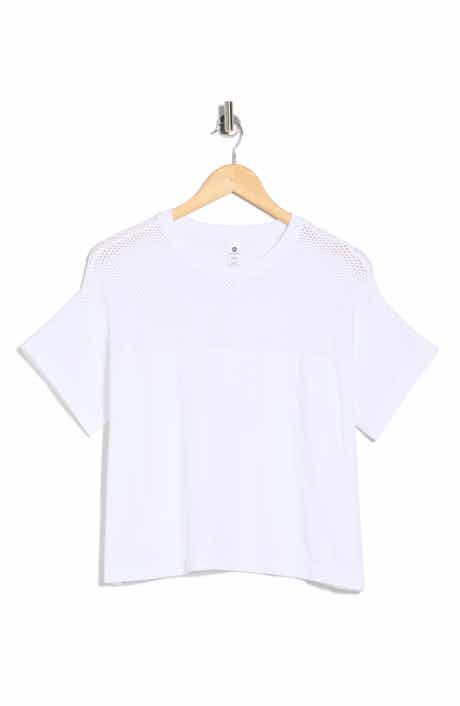 90 DEGREE BY REFLEX Seamless Net Worth Boxy T-Shirt