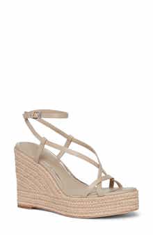 Marlow Ankle Strap Espadrille Platform Wedge Sandal