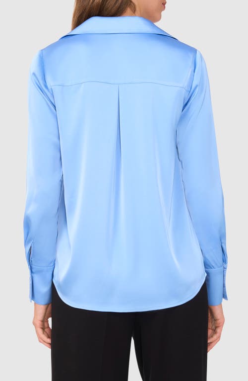 Halogenr Halogen(r) Long Sleeve Satin Button-up Shirt