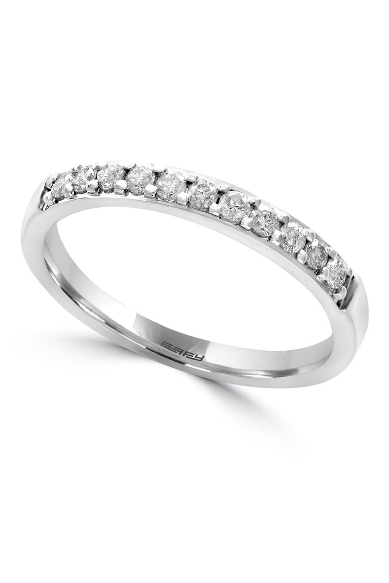 14K White Gold Diamond Ring - 0.24 ctw, Main, color, WHITE