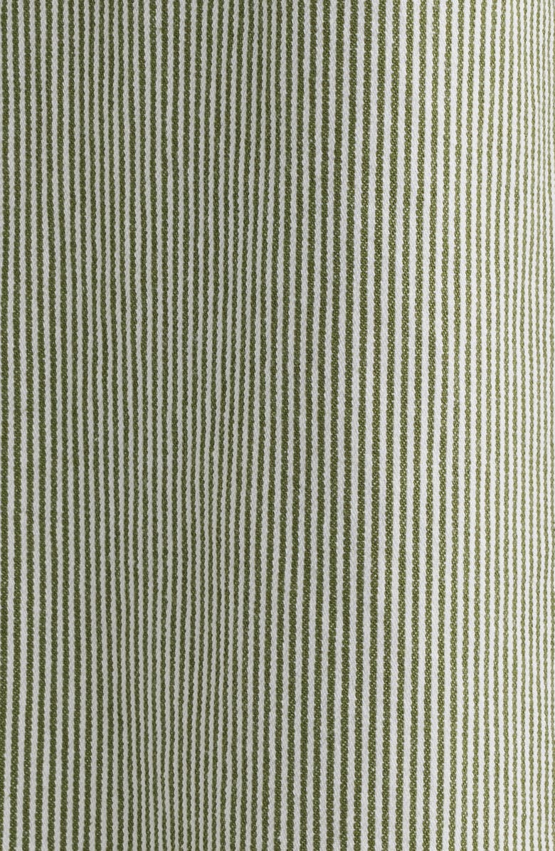 Elwood Field Pinstripe Denim Shorts, Alternate, color, Green Pinstripe