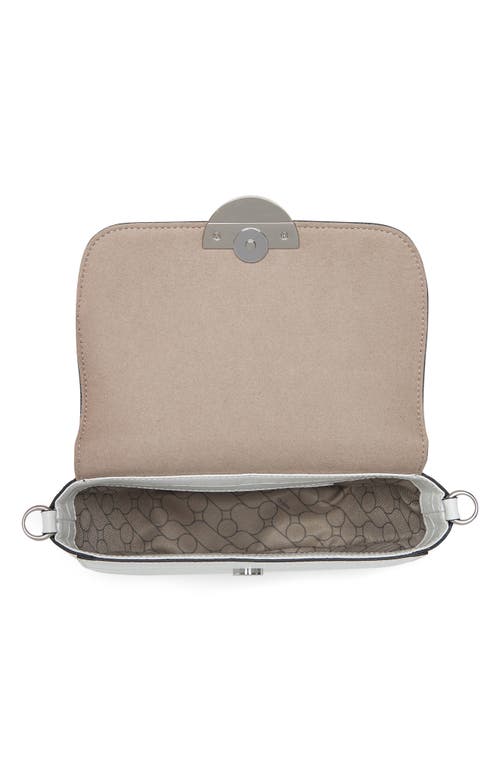 Oryany Lottie Croc Embossed Crossbody Bag In White
