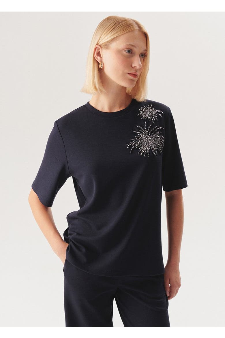 Madilyn Tshirt, Alternate, color, NAVY BLUE