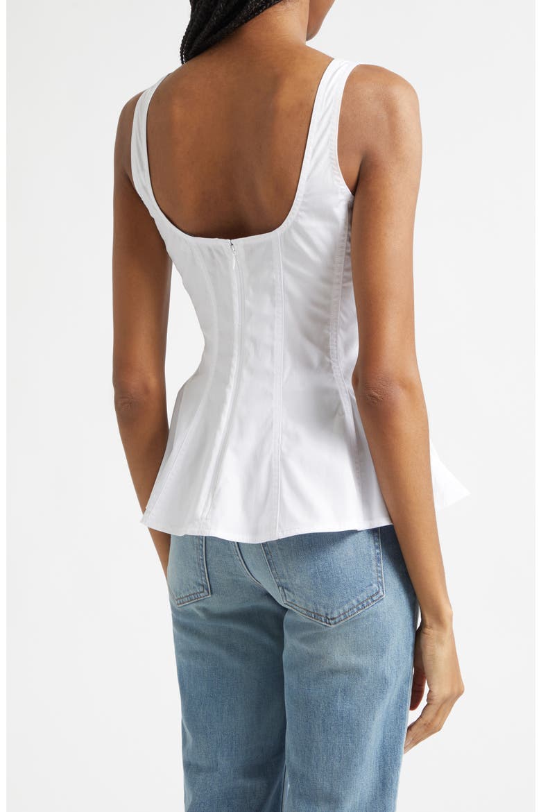 Charlie Peplum Tank, Alternate, color, WHITE