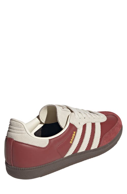Adidas Originals Adidas Gender Inclusive Samba Og Sneaker In Ruby/cream White/gum