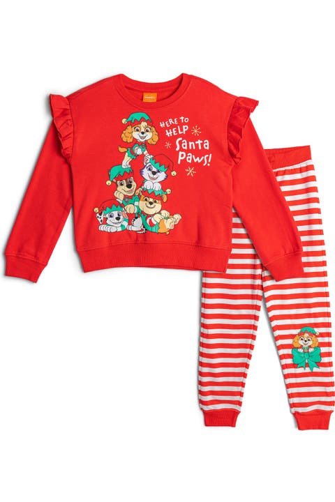 Fleece Sweatshirt and Pants Set