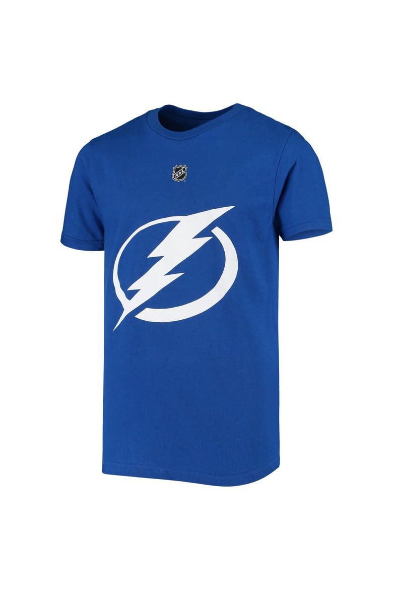 Youth Nikita Kucherov Royal Tampa Bay Lightning Player Name & Number T-Shirt, Alternate, color, Royal
