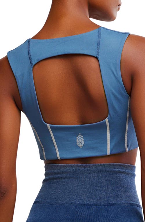 Shop Free People Fp Movement You're A Peach Sports Bra In Skyline