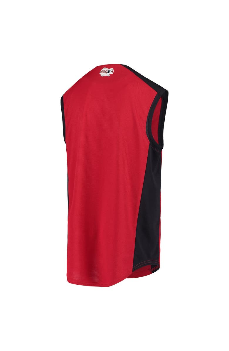 MAJESTIC Youth Majestic Red/Navy American League 2019 MLB All-Star Game Workout Team Jersey, Alternate, color,