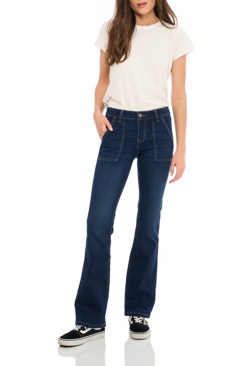 Dolly Bootcut Jeans, Alternate, color, BLUE