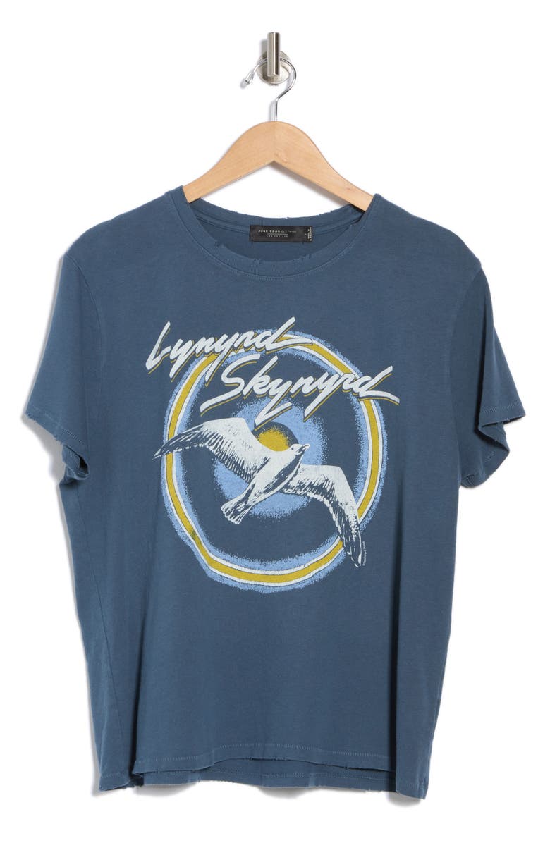 Junk Food Lynard Skynyrd Bird Graphic T-Shirt, Alternate, color, 