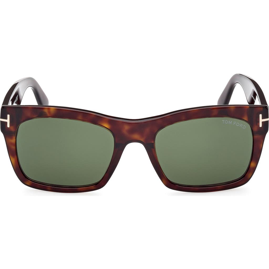 Tom Ford Nico 56mm Square Sunglasses In Brown