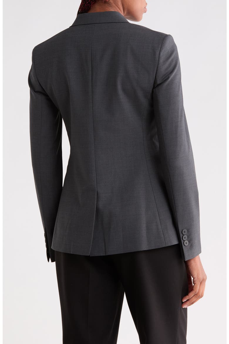 Classic Two Button Blazer, Alternate, color, CHARCOAL MELANGE