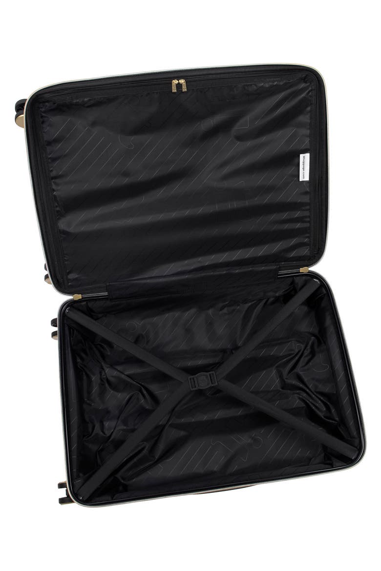 Fascinate 25-Inch Hardside Spinner Suitcase, Alternate, color, BLACK