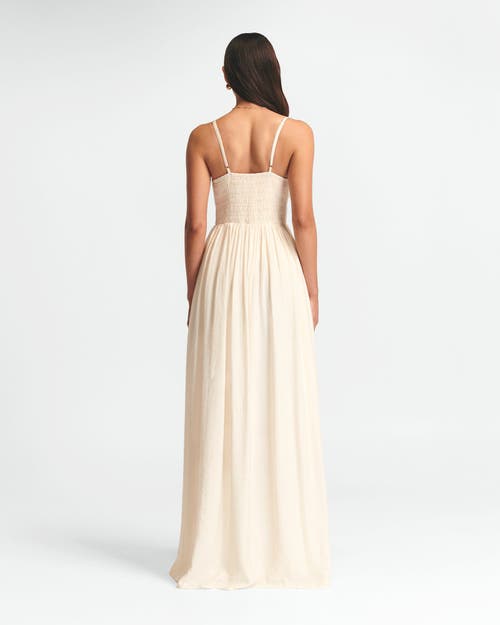 St Mrlo George Maxi Dress In White