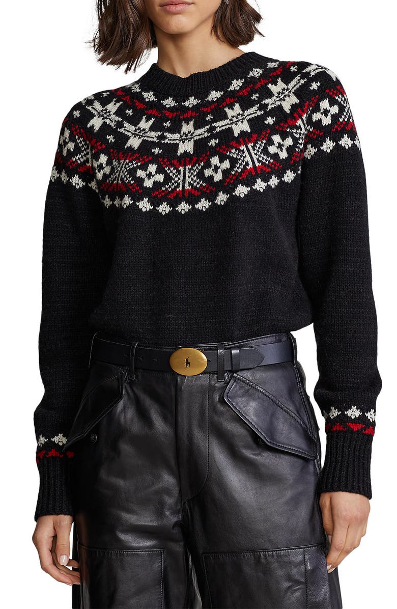 Polo Ralph Lauren Fair Isle Wool Blend Sweater, Main, color,