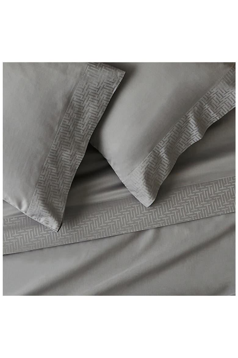 T-Border 300 Thread Count Sheet Set, Alternate, color, SILVER GREY