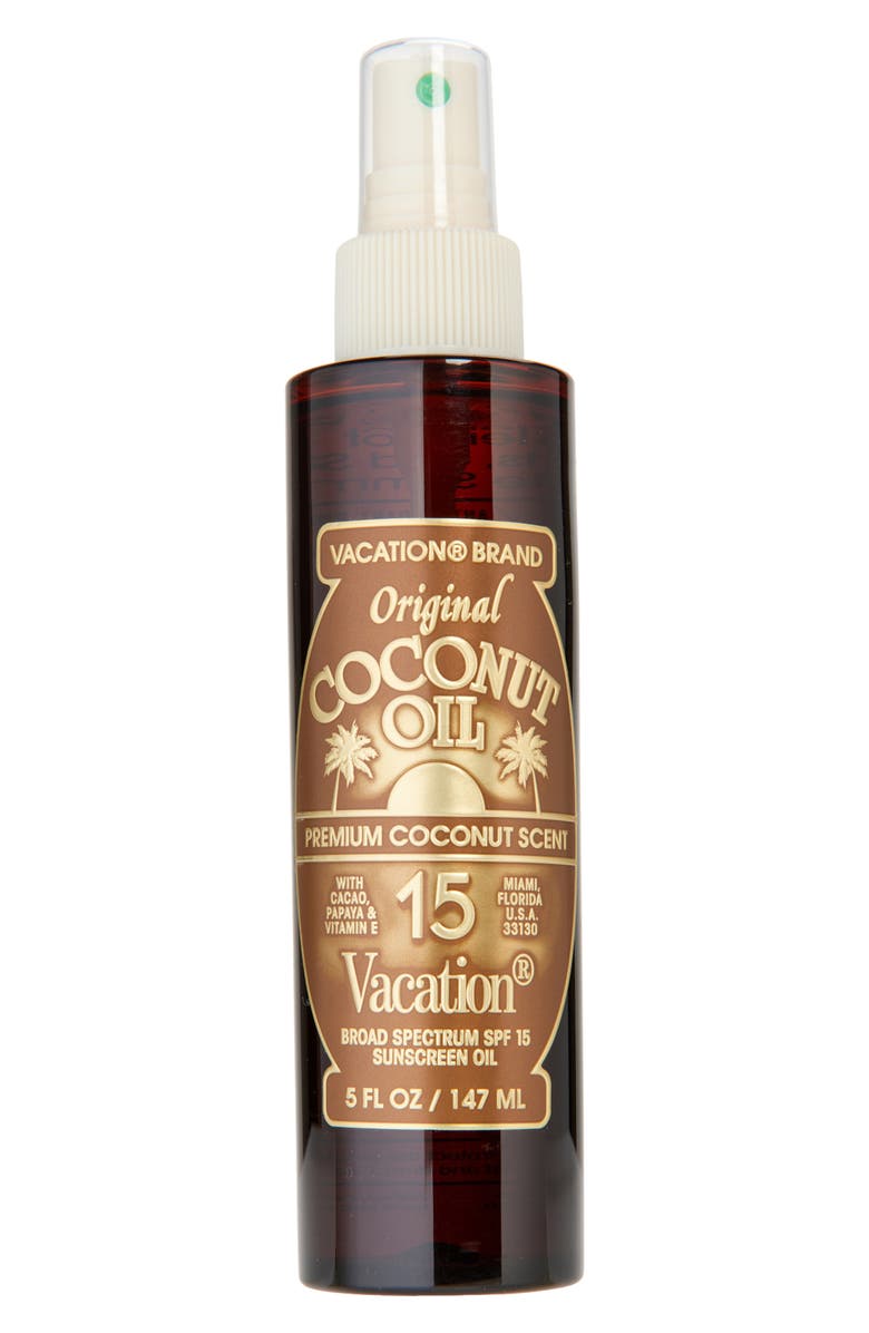 Vacation Coconbut Oil Sunscreen SPF 15, Main, color, 