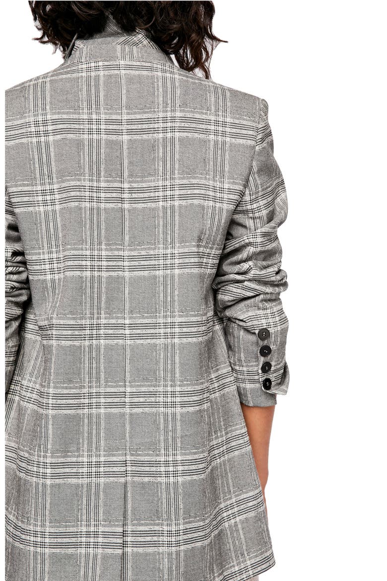 Sporty Oversize Blazer, Alternate, color, BLACK COMBO