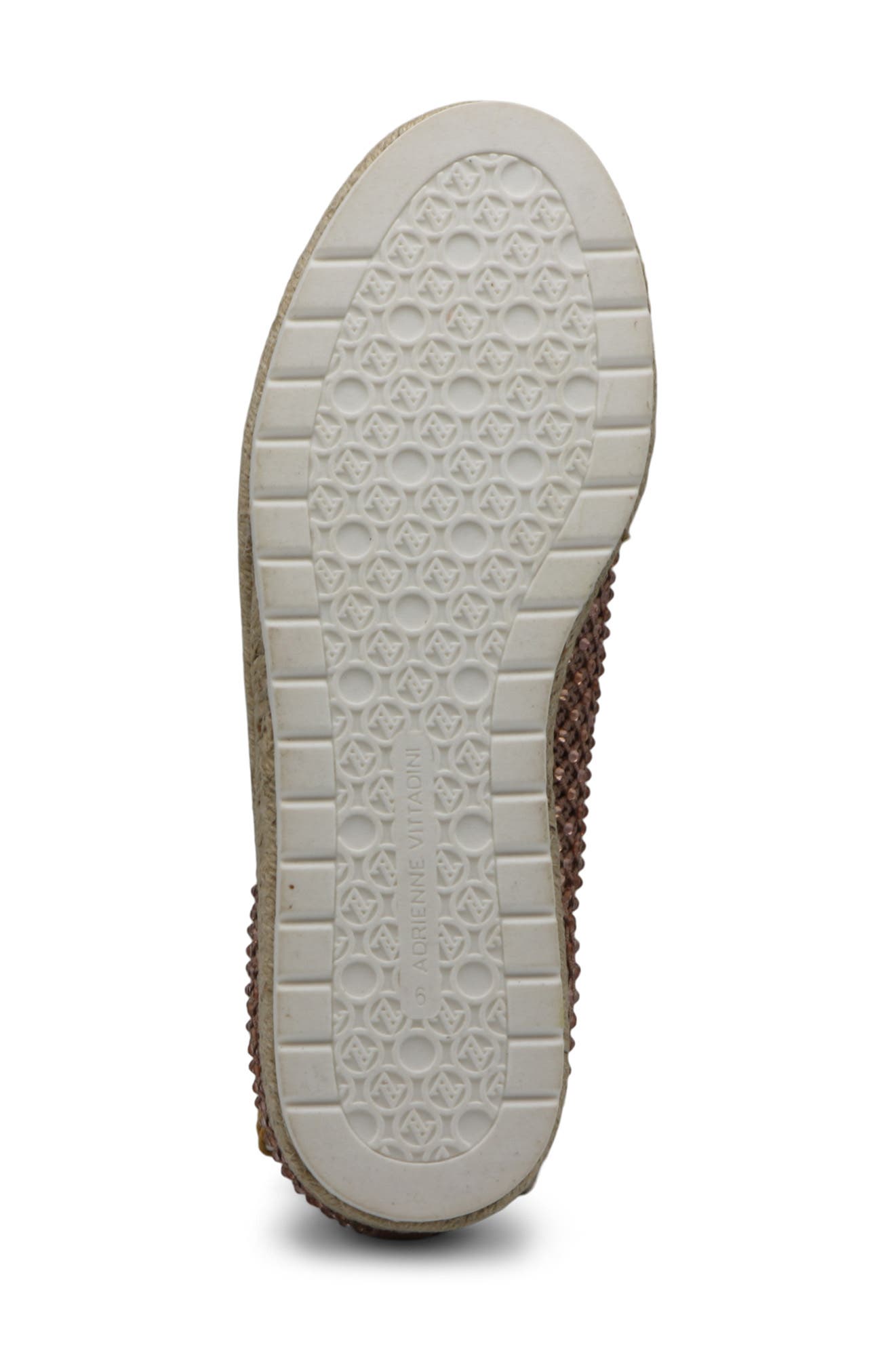 Adrienne Vittadini Nicola Embellished Espadrille Slip-On Sneaker, Alternate, color, 