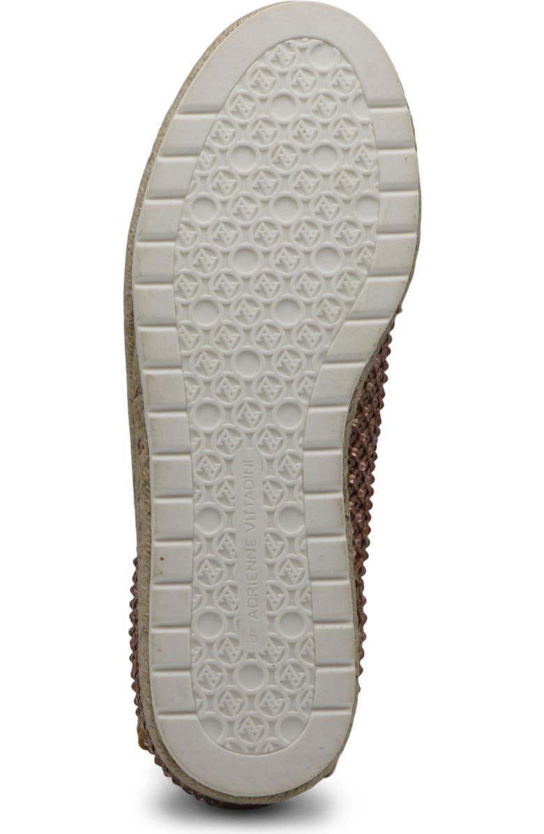Adrienne Vittadini Nicola Embellished Espadrille Slip-On Sneaker, Alternate, color,