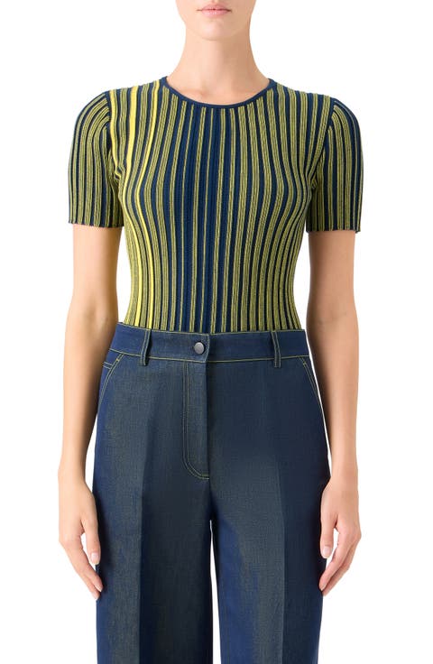 Stripe Virgin Wool Sweater