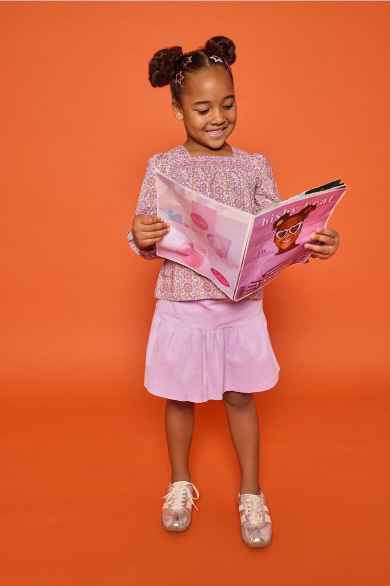 Kids' Felicity Top, Alternate, color, Verbier Vines Violet