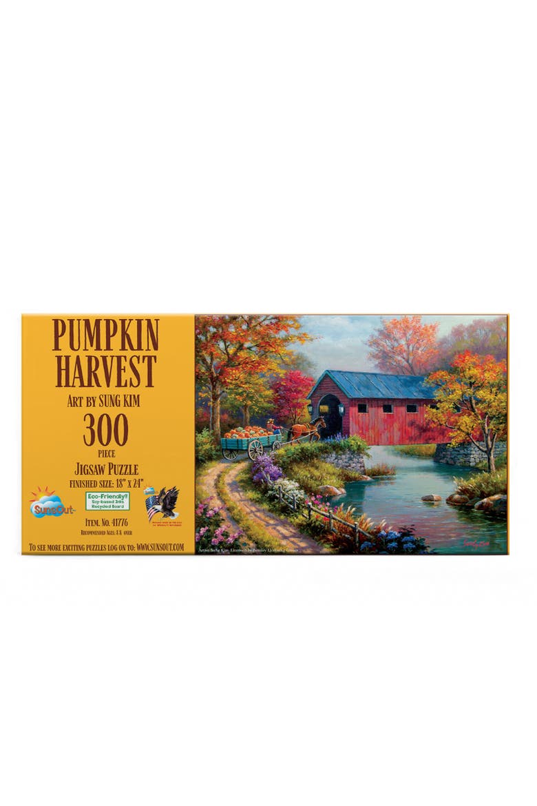 Pumpkin Harvest 300 piece Jigsaw Puzzle for Adults, Alternate, color, Multicolor