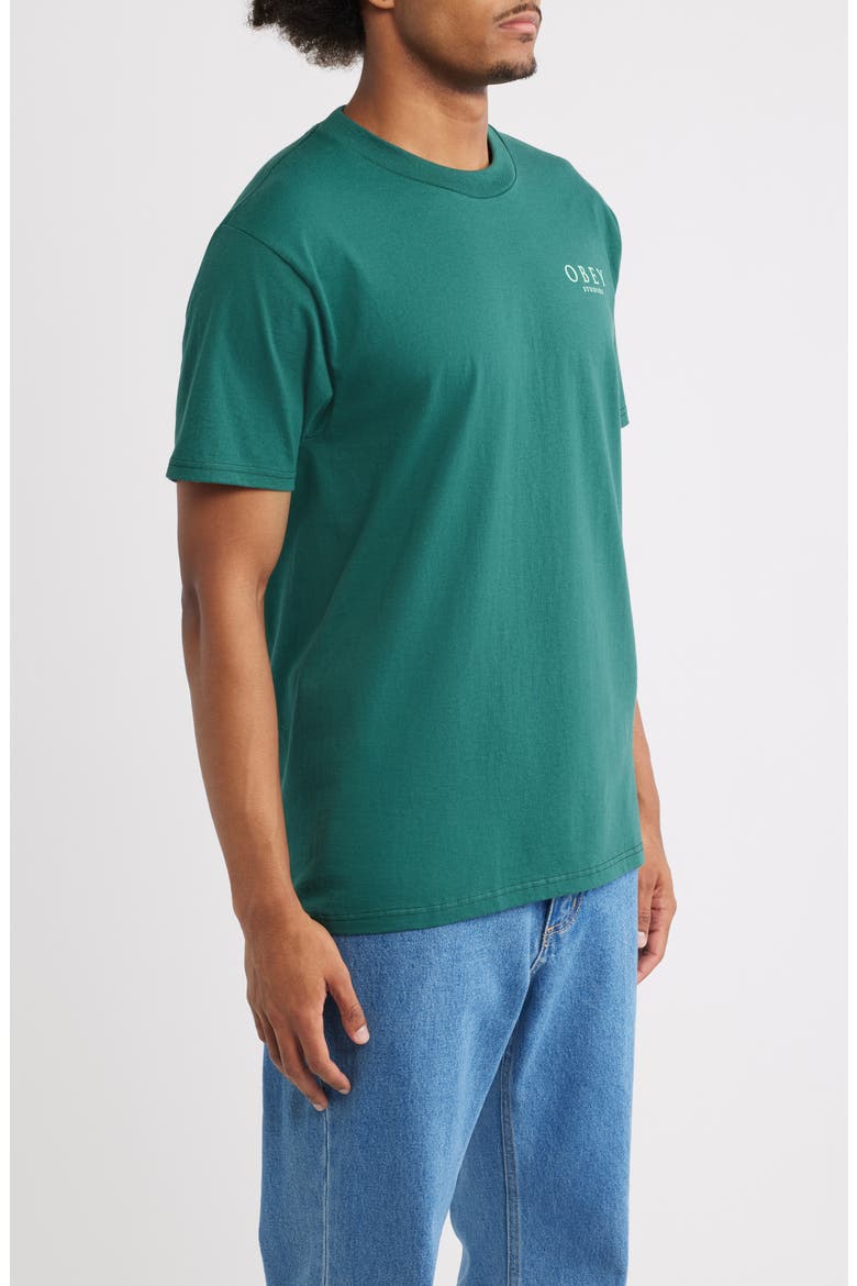 Flores Robus Graphic T-Shirt, Alternate, color, RAINFOREST