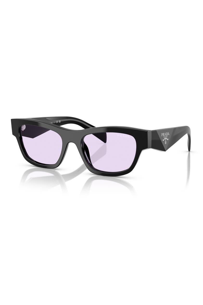 52mm Butterfly Polarized Sunglasses, Alternate, color, VIOLET