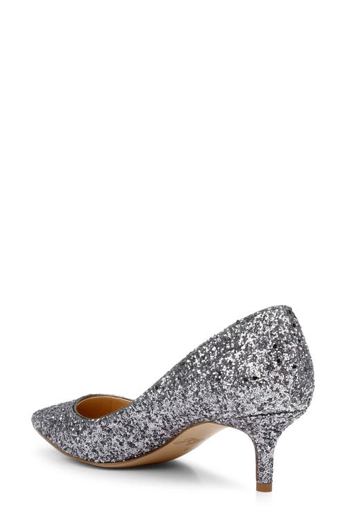Jewel Badgley Mischka Royalty Kitten Heel Pump In Animal Print