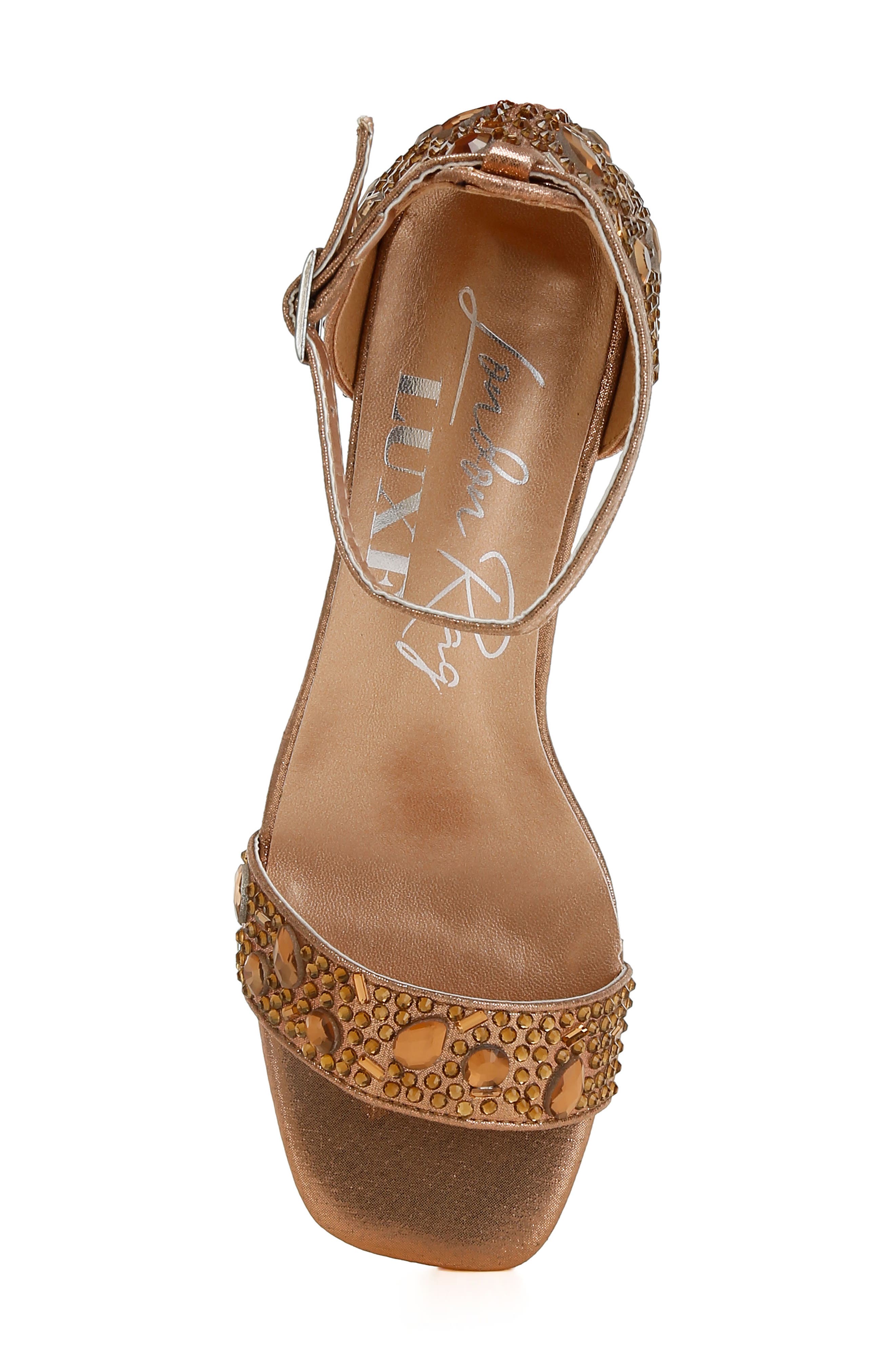 LONDON RAG Nocturnal Sandal, Alternate, color, Bronze