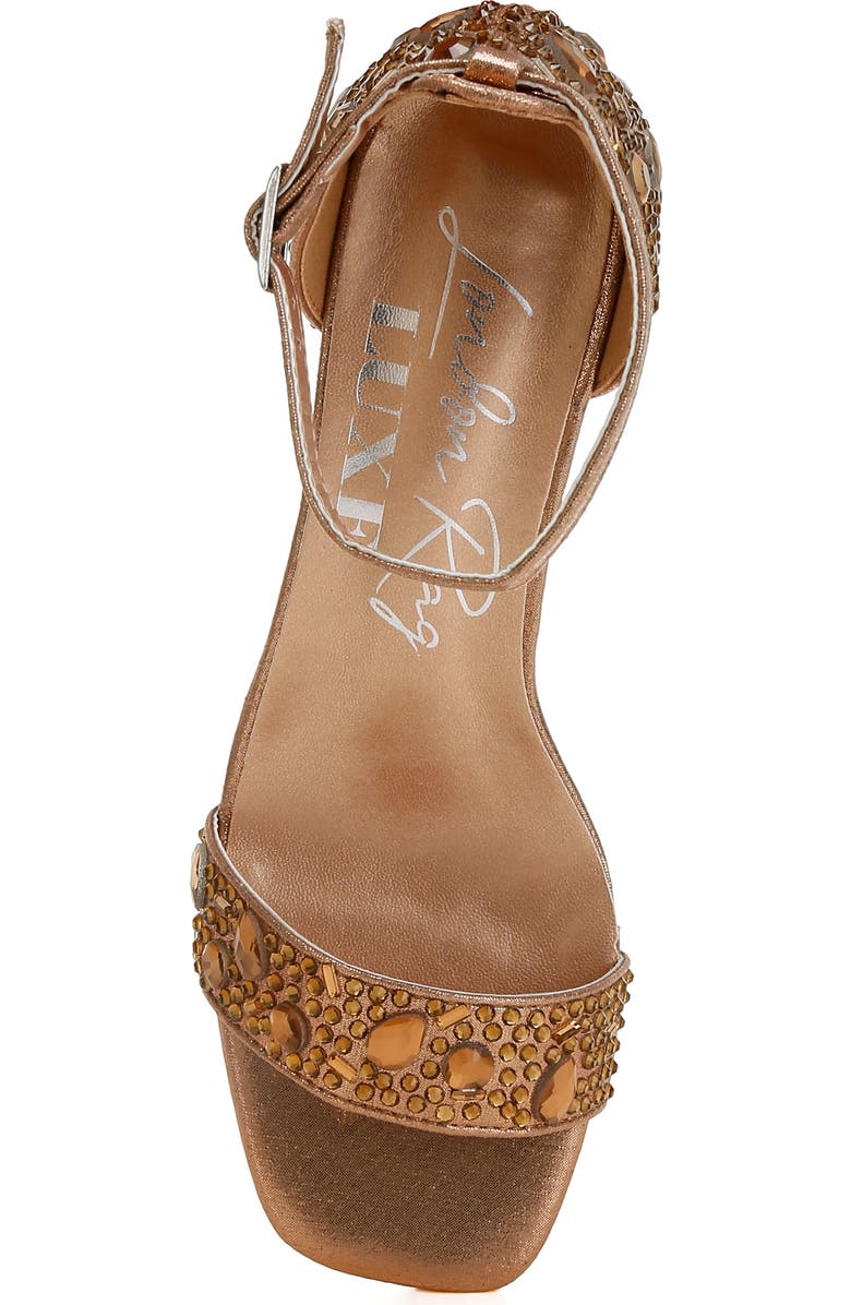 LONDON RAG Nocturnal Sandal, Alternate, color, Bronze