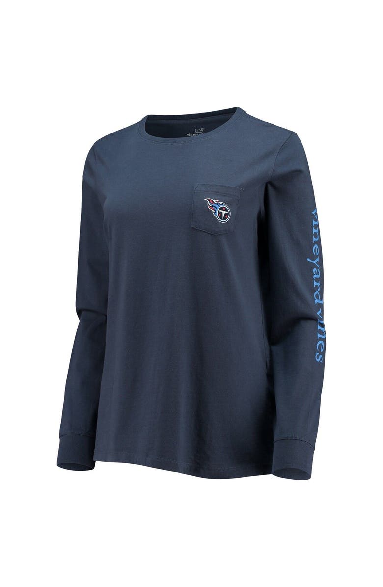 vineyard vines Women's Vineyard Vines Navy Tennessee Titans Helmet Long Sleeve T-Shirt, Alternate, color, 