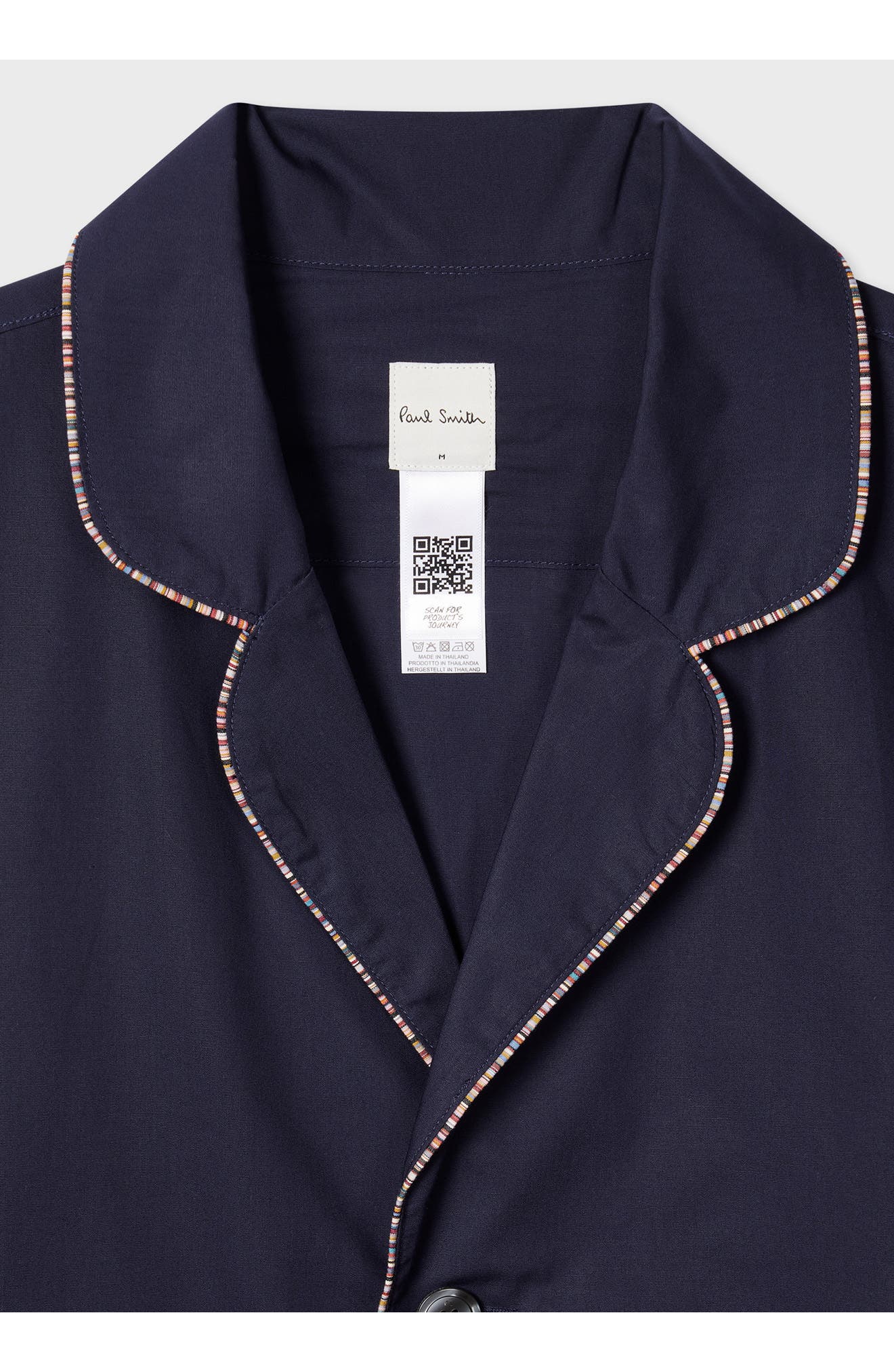 Paul Smith Signature Stripe Piping Pajamas (Men) | Nordstrom