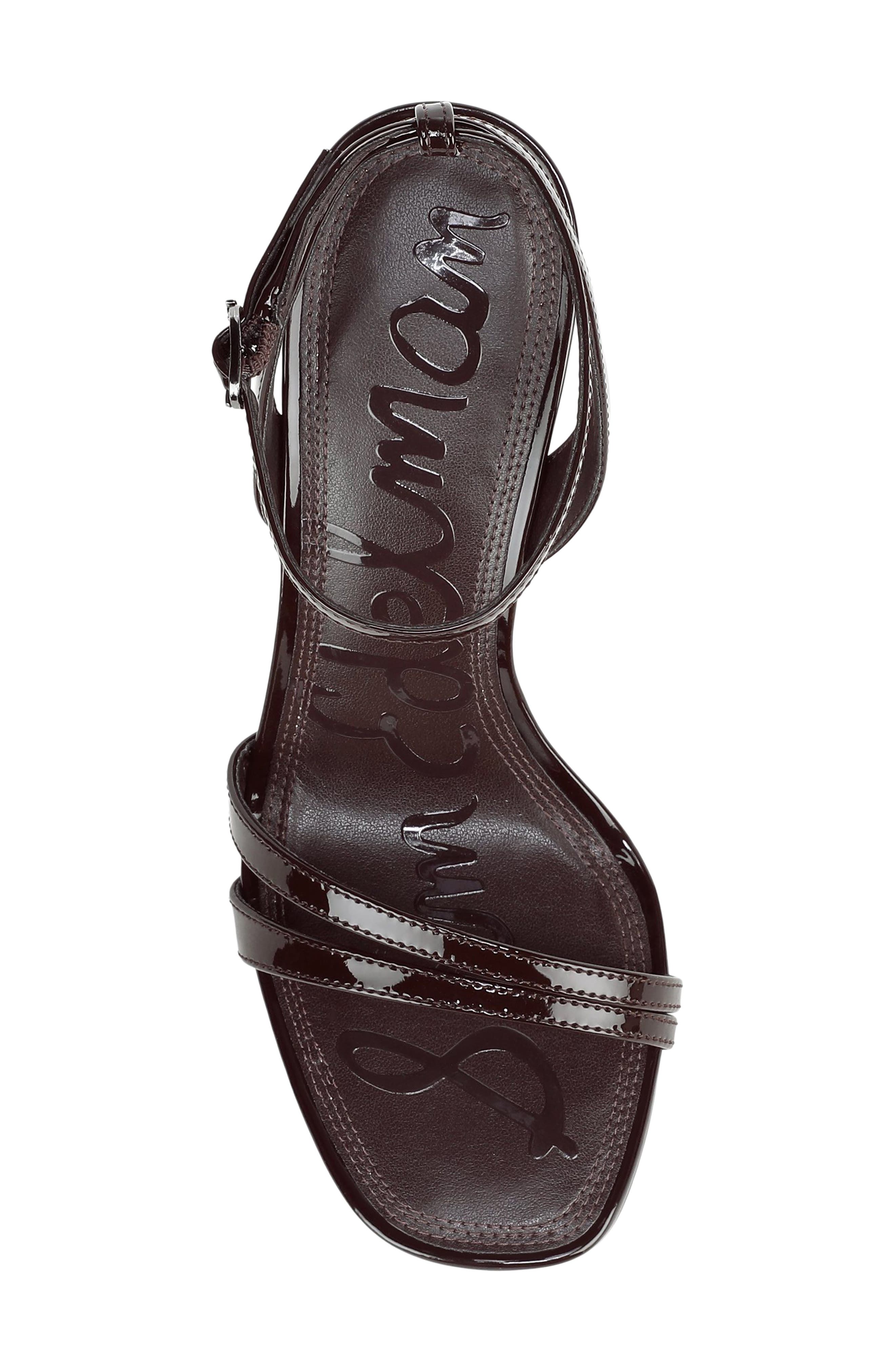 Junie Ankle Strap Sandal, Alternate, color, RICH CHOCOLATE