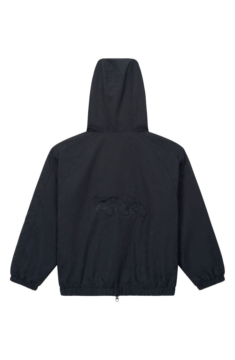 RtA Kids' Luca Hooded Windbreaker Jacket, Alternate, color, Black