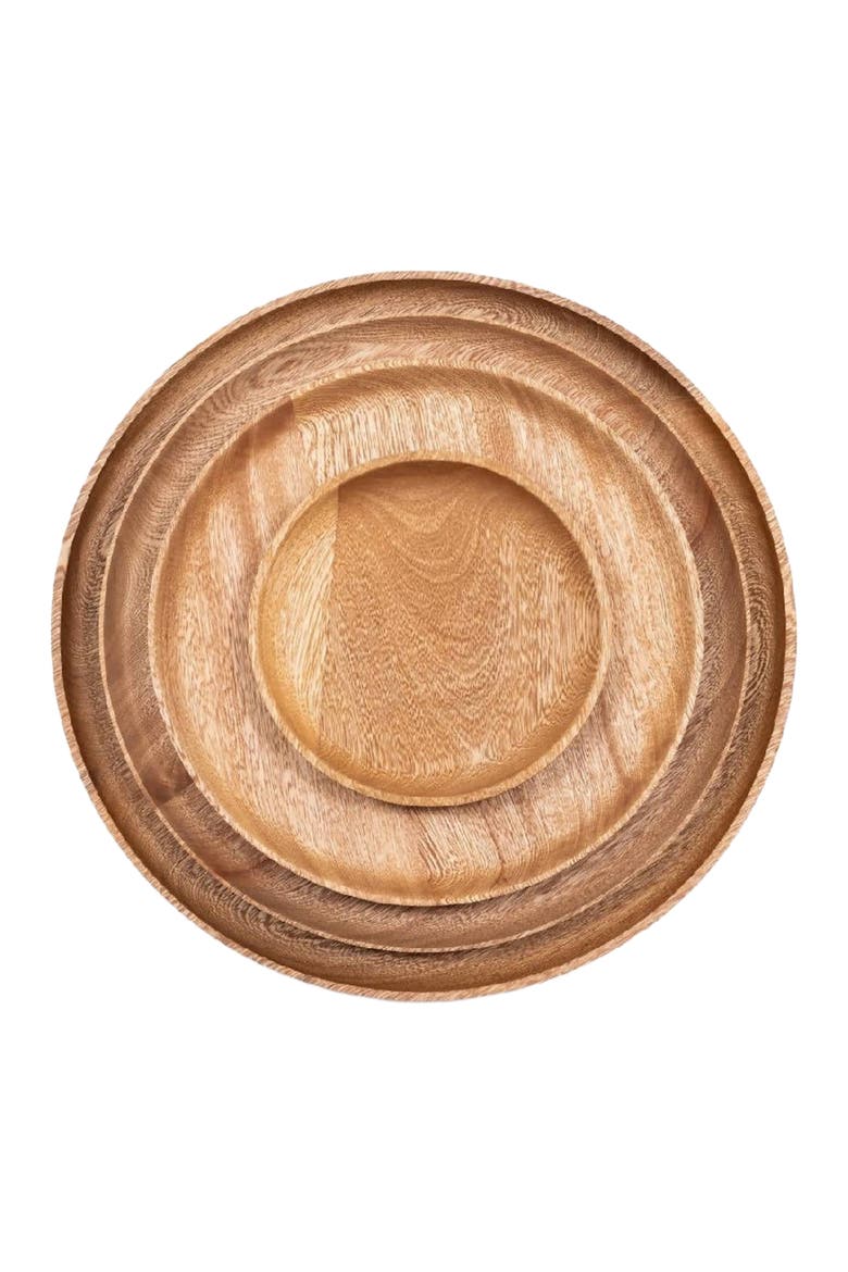 Rosa Morada Wooden Base Platter, Main, color, Natural