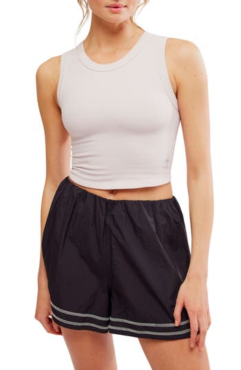 Free People Fp Movement Free Throw Crop Muscle Tank Top In Pink