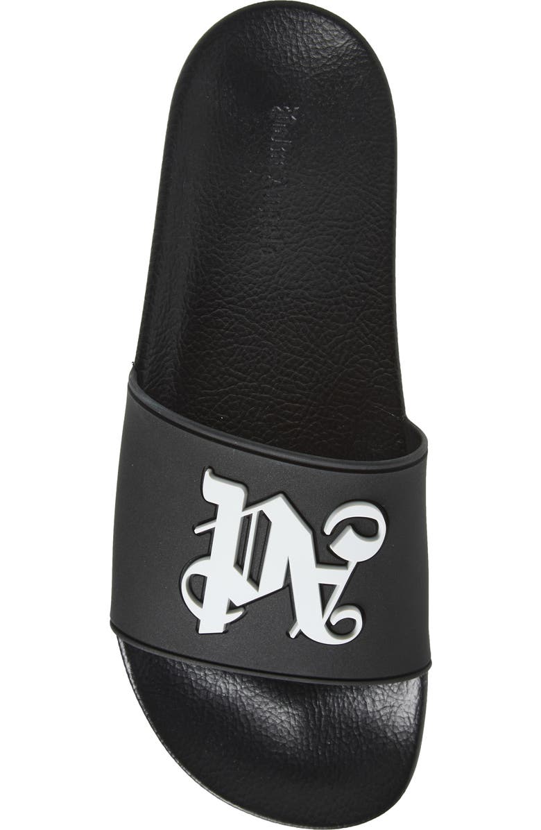 Palm Angels Logo Pool Slide Sandal, Alternate, color,