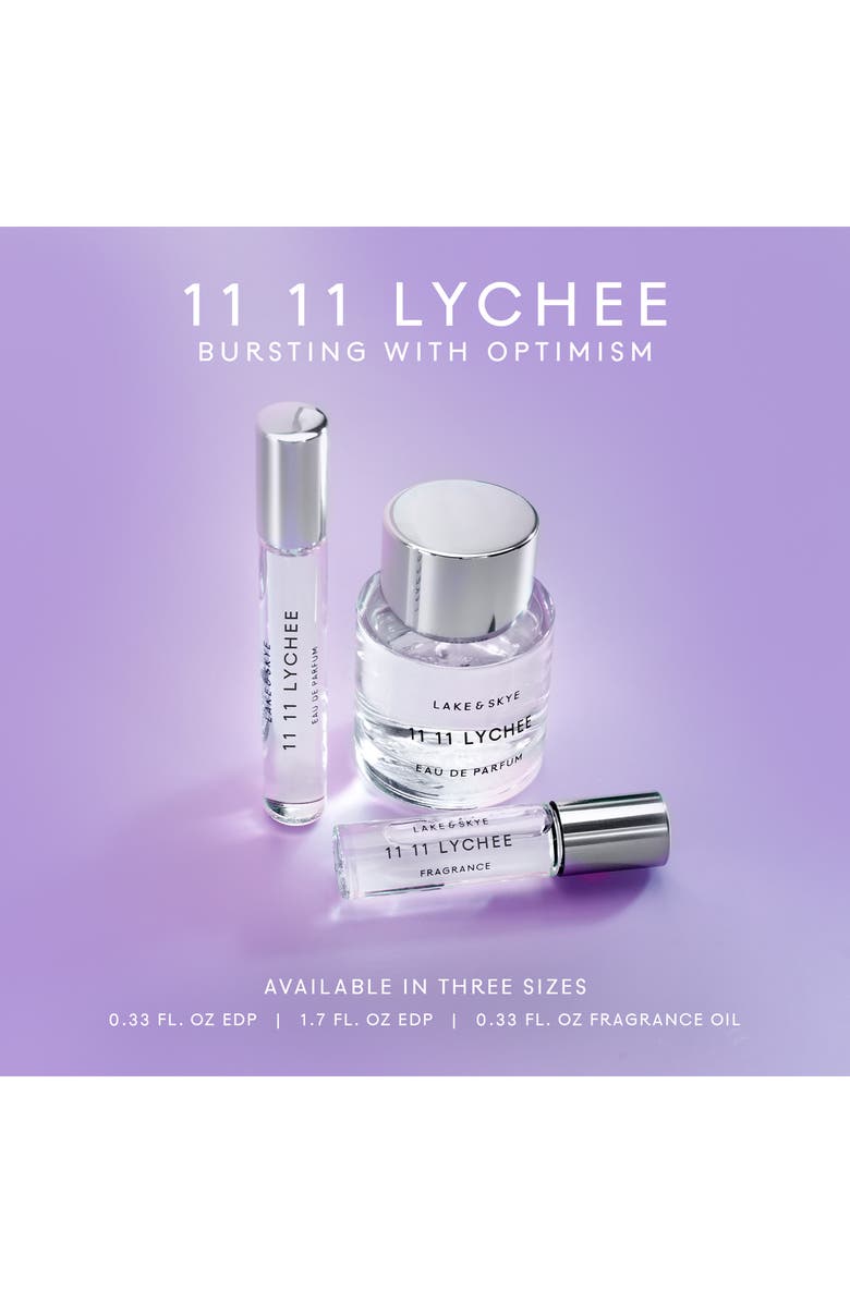 Lake & Skye 11 11 Lychee Fragrance Oil Rollerball, Alternate, color, 