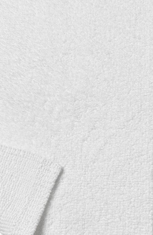 Christy Reversible Deep Pile Thick Cotton Bath Rug In White