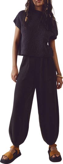 Free-est Freya Short Sleeve Sweater & Pants Set