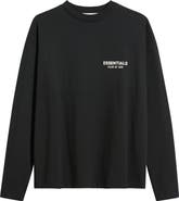 Fear of God Essentials Classic Fit Long Sleeve Logo T-Shirt