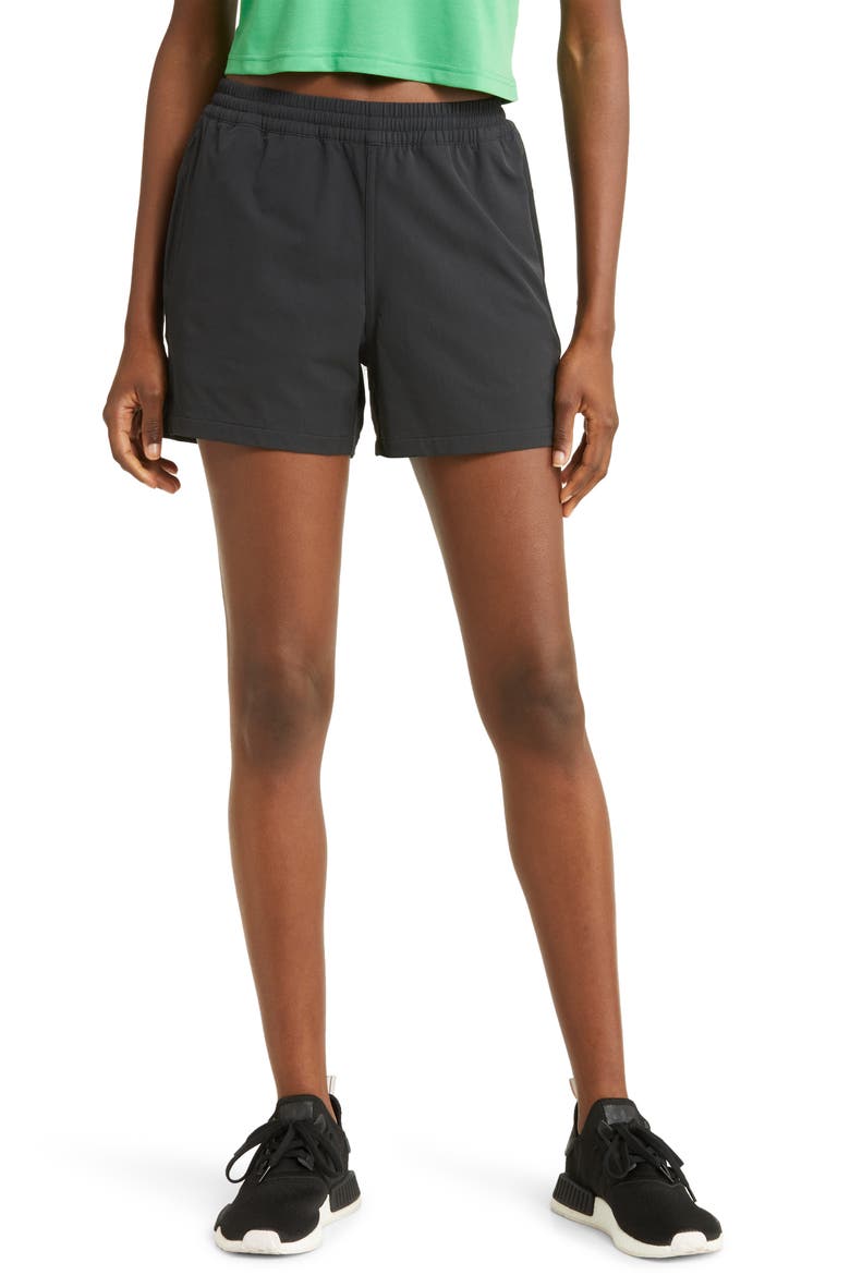 RecTrek Active Shorts, Main, color, BLACK