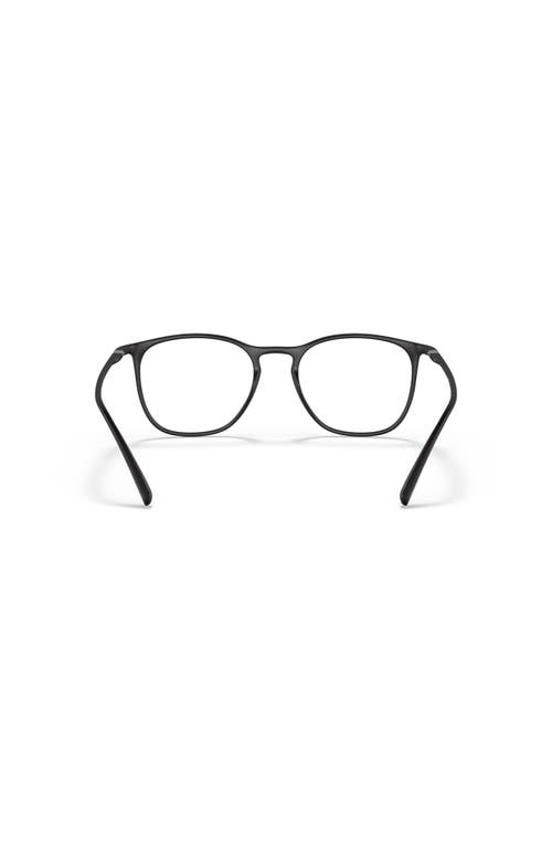 Giorgio Armani 53mm Square Optical Glasses In Black